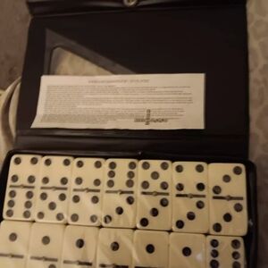 NIP VINTAGE  CERAMIC DOMINO'S  With  original instructions